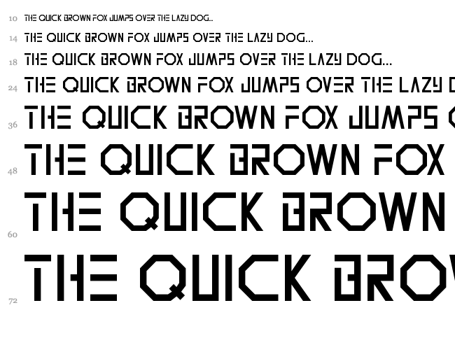 Neon Adventure font waterfall